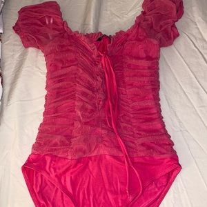 Hot pink Bodysuit